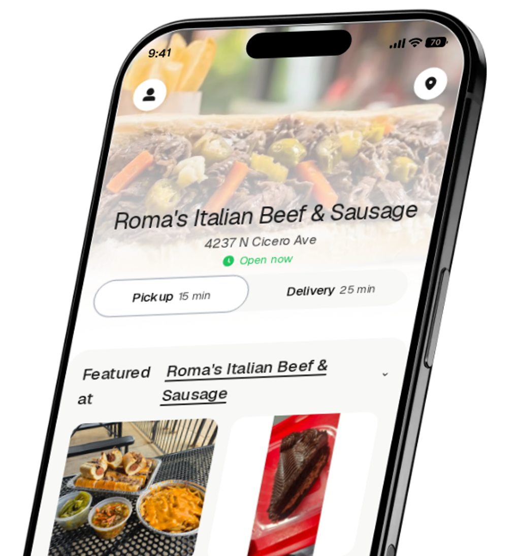 Roma's Italian Beef & Sausage app preview
