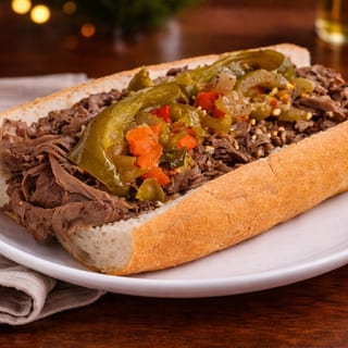 Roma's Original Italian Beef Sandwich
